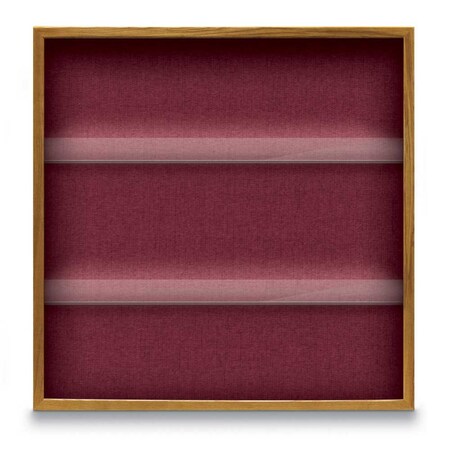 United Visual Products Outdoor Enclosed Combo Board, 48"x36", White Frame/Blue & Dark Spruce UVCB4836ODW-BLUE-DRKSPR